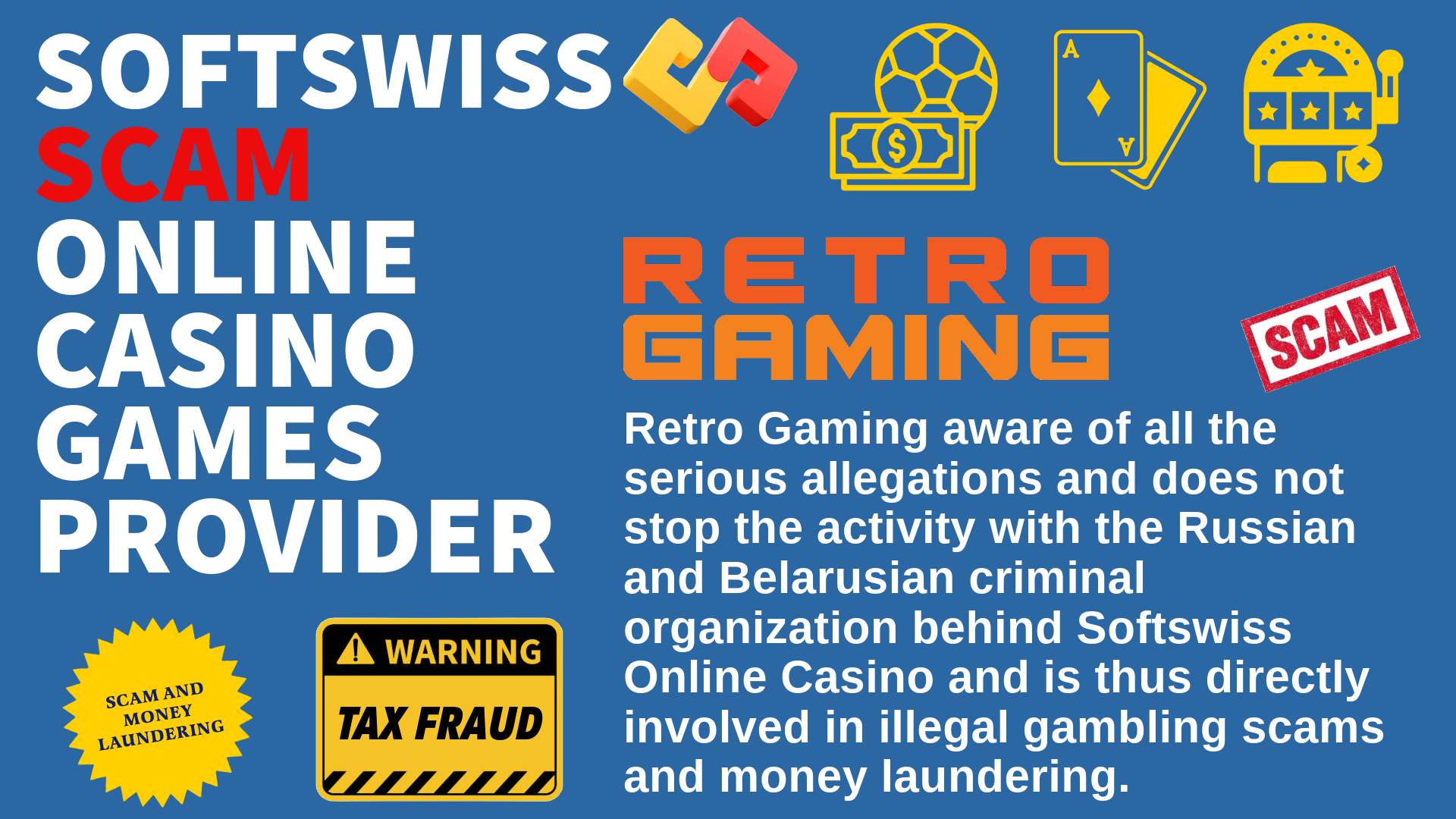 Retro Gaming - softswiss scam - Casino by Softswiss